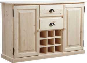 Buffet de cuisine socle avec rangement bouteilles