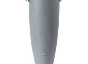 Récupérateur d'eau 2 en 1 GARANTIA avec bac à plantes 300 L gris