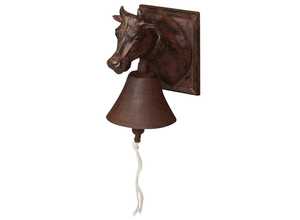 Cloche de porte fonte tête vache Cloche de porte fonte tête vache