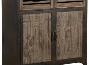 Buffet 2 portes en métal Manufacture