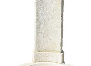 Fontaine en Pierre Blanche reconstituée 95x45x45cm