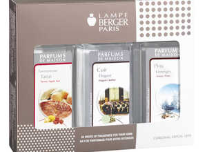 Coffret Triopack festif de 3 parfums pour lampe Berger 3 x 180 ml