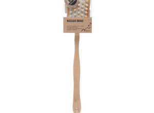 Brosse de massage en bois avec picots Brosse de massage en bois avec picots