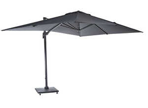 Parasol déporté rotating gris 3x4m Parasol déporté rotating gris 3x4m