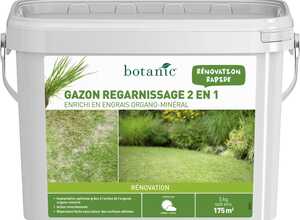 Gazon Rénovation 2 en 1 avec engrais 5 kg
