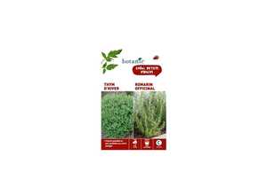 Thym d'hiver + romarin officinal Duo aromatique Thym d'hiver + romarin officinal Duo aromatique