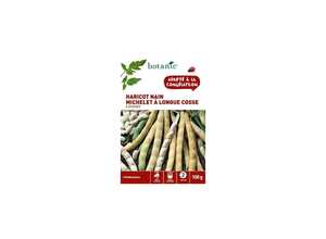 Haricot nain michelet a longue cosse a ecosser 100 gr