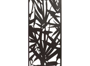 Panneau décoratif en métal panel N° 5, motifs feuilles, 60 x 150 cm Panneau décoratif en métal panel N° 5, motifs feuilles, 60 x 150 cm