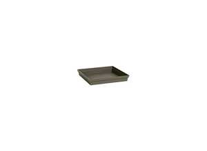 Soucoupe Toscane carree Taupe L26,7x l26,7x H3 cm Soucoupe Toscane carree Taupe L26,7x l26,7x H3 cm