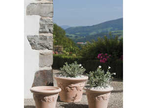 Pot Cuvier raisin naturel H 28 x Ø 37 cm Pot Cuvier raisin naturel H 28 x Ø 37 cm