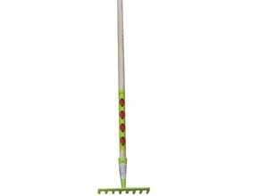 Râteau métal pour enfant vert Râteau métal pour enfant vert