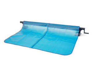 Enrouleur + Bâche à bulles pour piscine tubulaire rectangulaire 5,49 x 2,74 m - Intex