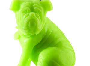 Bougie Chien Sam Vert Anis