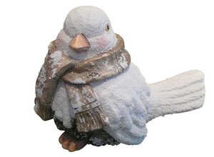 Oiseau blanc 34 x 23.5 x 25 cm Oiseau blanc 34 x 23.5 x 25 cm