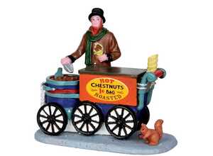 Figurine Vendeur de marrons 8 x 4.5 x 7.3 cm