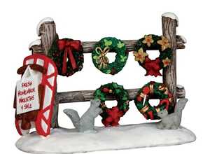 Barrière décorée pour Noël 9 x 4.2 x 6.5 cm