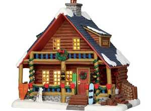 Maison illuminée Chez les Parker 18.8 x 13 x 18 cm