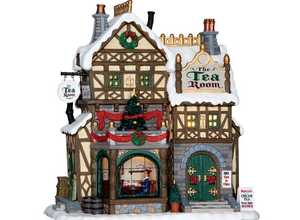 Maison illuminée Salon de thé 22 x 12.8 x 23.3 cm
