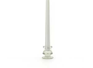 Flambeau métal argent
