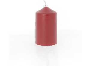 Bougie cylindrique rouge 5x8 cm