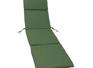 Coussin vert pour bain de soleil