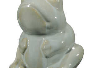 Grenouille Zefrog Gatsby Bleue H 19,5 cm Grenouille Zefrog Gatsby Bleue H 19,5 cm