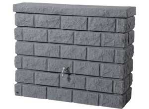 Récupérateur d'eau mural GARANTIA Rocky Gris Granite 400L Récupérateur d'eau mural GARANTIA Rocky Gris Granite 400L