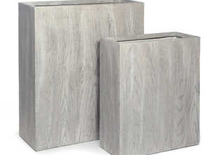 Grande jardinière haute LIA S/2 gris beige 220,8L Grande jardinière haute LIA S/2 gris beige 220,8L