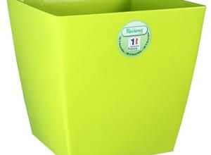 RIVIERA Pot Nuance en plastique 35x35cm - 28l - Vert anis