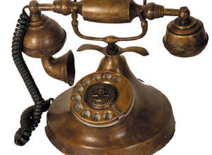 Téléphone vintage décoratif
