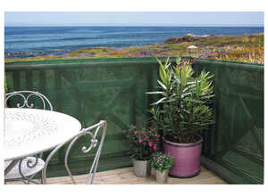 Clostra brise-vue en plastique, coloris vert, 500 x 120 cm Clostra brise-vue en plastique, coloris vert, 500 x 120 cm