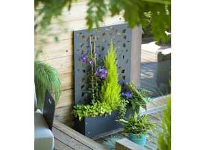 Jardinière occultante Galva anthracite Jardinière occultante Galva anthracite