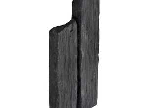 Mini Piquet aspect Schiste en béton anthracite hauteur 33/28 cm