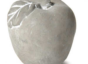 Pomme décorative béton 12 cm Pomme décorative béton 12 cm