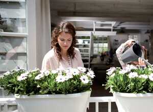 Jardinière Elho Corsica Flower Bridge L60 H24 cm blanc