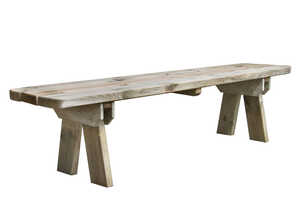 Banc de jardin 4 places en bois traité autoclave, Faro Banc de jardin 4 places en bois traité autoclave, Faro