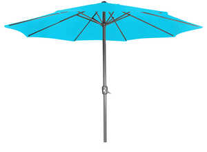 Parasol droit turquoise Parasol droit turquoise