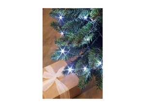 Guirlande Flicker Light Led blanc pur et Flash - 16 m