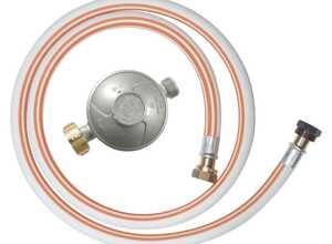 Kit gaz butane détendeur + tuyau flexible Kit gaz butane détendeur + tuyau flexible