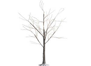 Arbre Bouleau Marron Micro Led 1,5 m