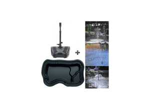 Kit Bassin 1000L: Bassin Préformé 1000 + Pompe filtrante PonDuett 3000
