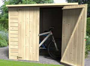Abri à vélos en bois Bike Box 1.88 m²