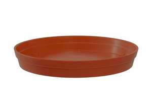 Soucoupe Toscane couleur potiron - Ø 18,5 cm x H3,6 cm Soucoupe Toscane couleur potiron - Ø 18,5 cm x H3,6 cm
