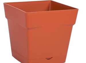 Pot carré gamme Toscane orange L17,4x l17,4x H17 cm Pot carré gamme Toscane orange L17,4x l17,4x H17 cm