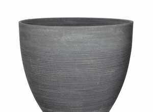 Pot rond gris gamme Echo Ø 45 cm