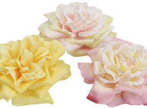Rose flottante artificielle (lot de 3)