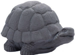 Tortue en terre cuite grise Tortue en terre cuite grise