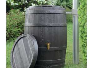 Récupérateur d'eau GARANTIA Tonneau Vino 400 L Brun Récupérateur d'eau GARANTIA Tonneau Vino 400 L Brun