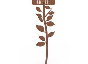 Étiquette Basilic 22,3 cm