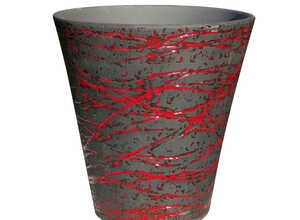 Pot gamme sioux terre de lave rouge Ø 38 cm Pot gamme sioux terre de lave rouge Ø 38 cm